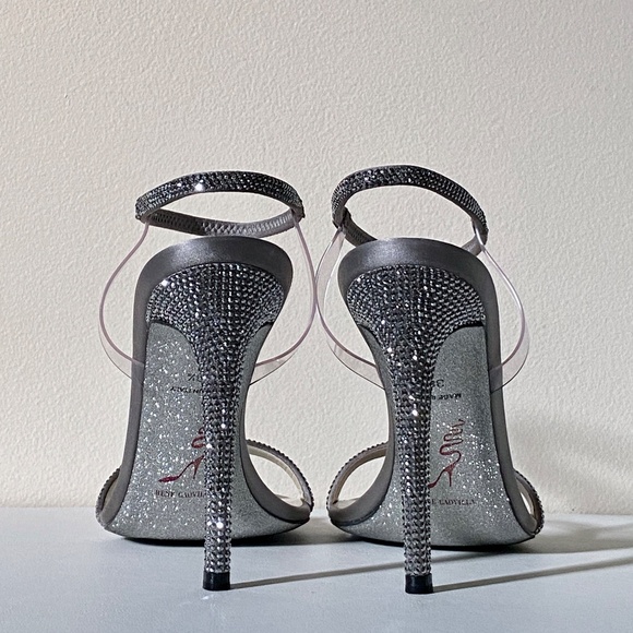 Rene Caovilla Elastica Strass Crystal Sandal US8.5 - Picture 9 of 12